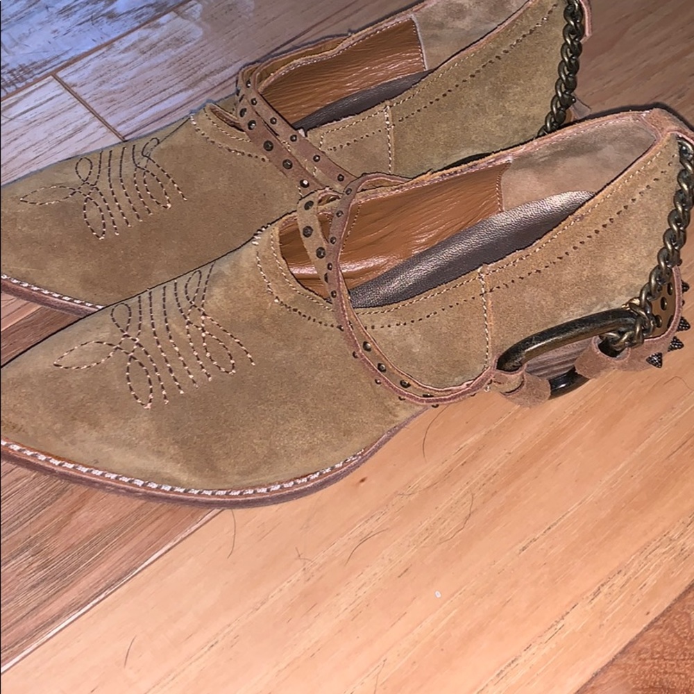Suede/Leather Booties